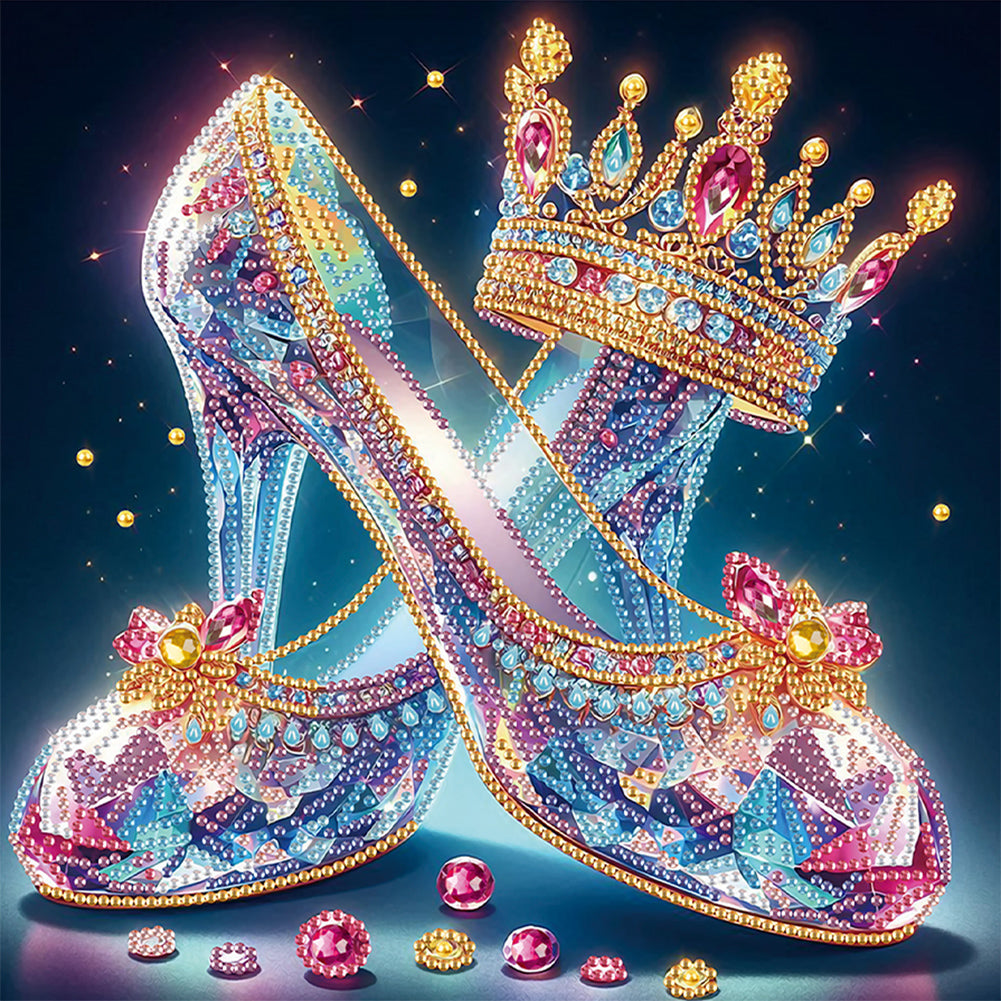 Crystal High Heels - Special Shaped Drill Diamond Painting 30*30CM