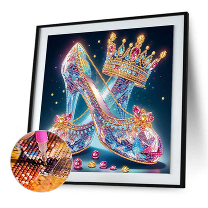 Crystal High Heels - Special Shaped Drill Diamond Painting 30*30CM