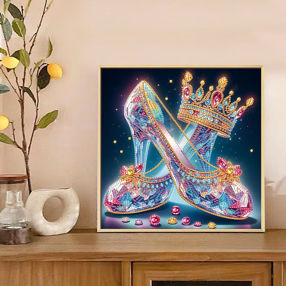 Crystal High Heels - Special Shaped Drill Diamond Painting 30*30CM
