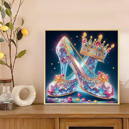 Crystal High Heels - Special Shaped Drill Diamond Painting 30*30CM