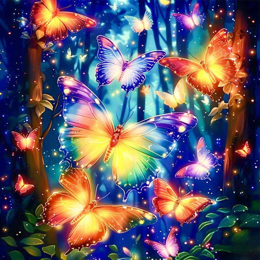 Butterfly - Full Square Drill Diamond Painting 30*30CM