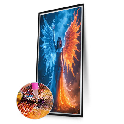 Ice And Fire Angel - Full Square Drill Diamond Painting 40*60CM