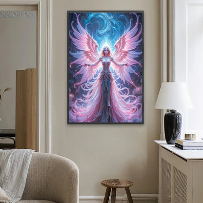 Pink Angel - Full Square Drill Diamond Painting 40*60CM