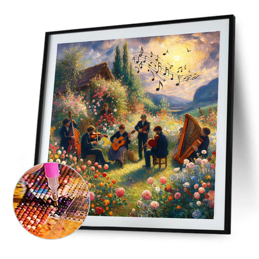 Concert In The Garden - Full Round Drill Diamond Painting 50*50CM
