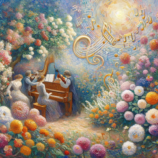 Concert In The Garden - Full Round Drill Diamond Painting 50*50CM