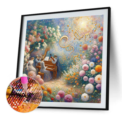 Concert In The Garden - Full Round Drill Diamond Painting 50*50CM