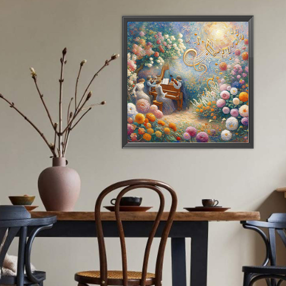 Concert In The Garden - Full Round Drill Diamond Painting 50*50CM
