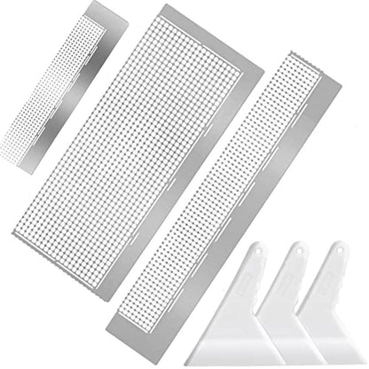 3Pcs Stainless Steel Diamond Painting Ruler 400 800 1020/216 400 800 Blank Grids