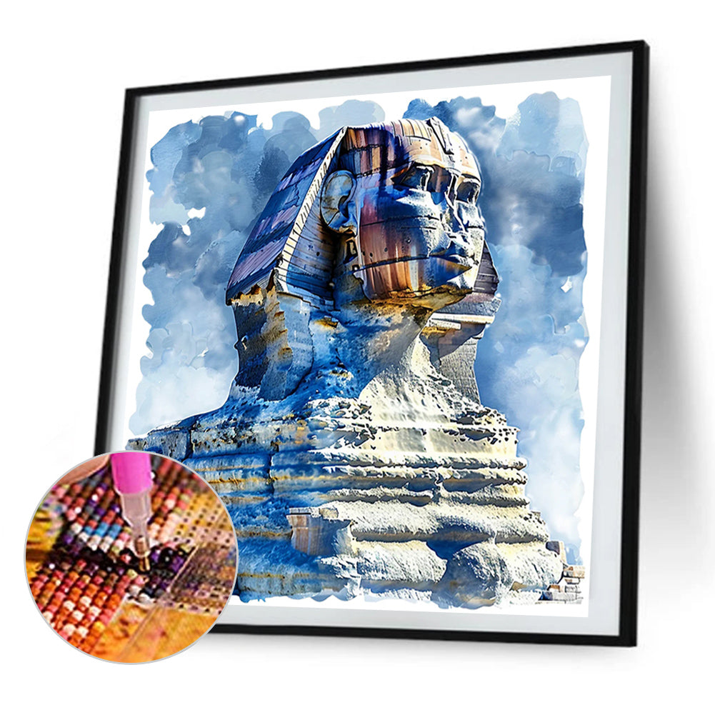 Sphinx In Egypt - Full AB Round Drill Diamond Painting 40*40CM