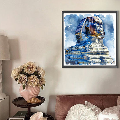 Sphinx In Egypt - Full AB Round Drill Diamond Painting 40*40CM