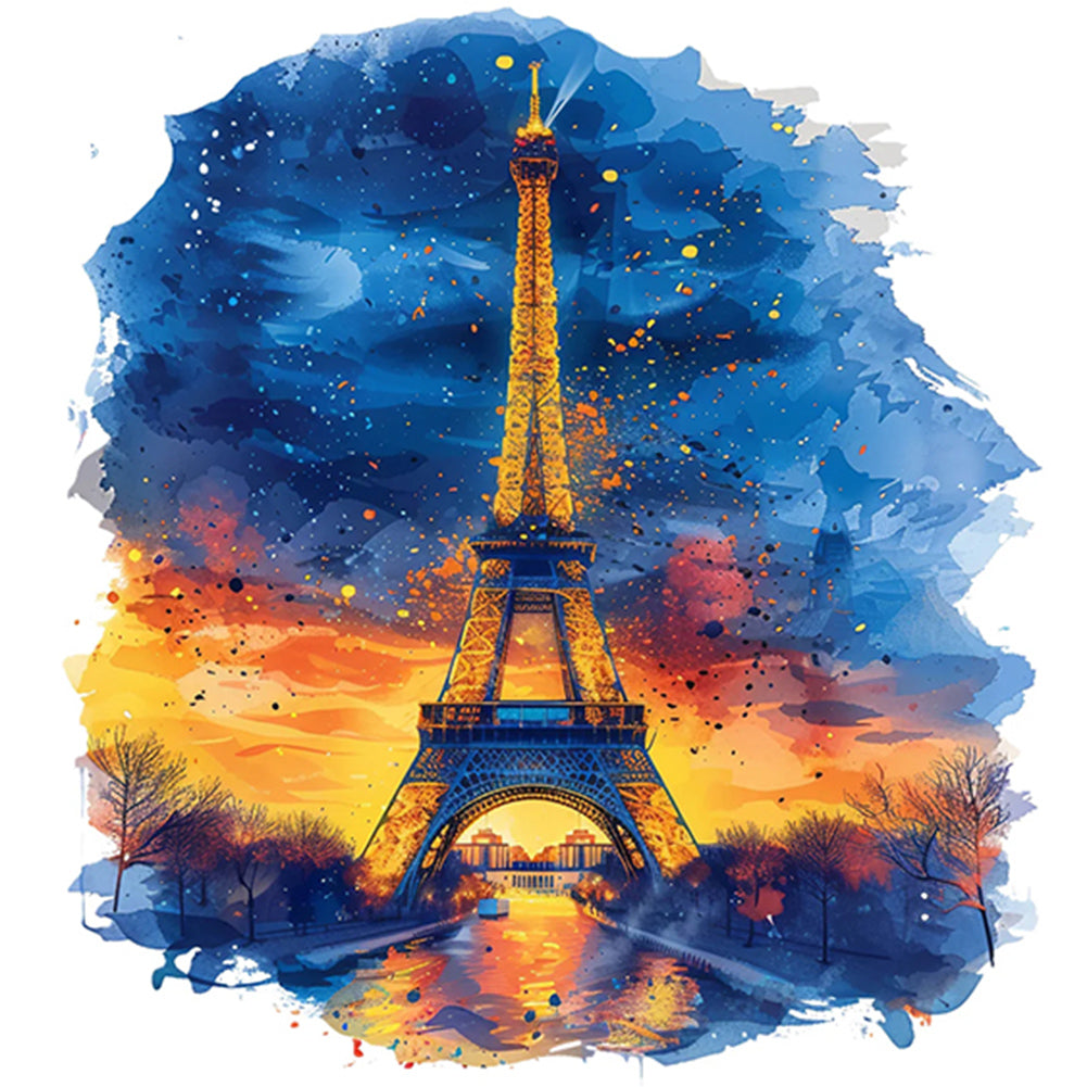 Eiffel Tower In France - Full AB Round Drill Diamond Painting 40*40CM
