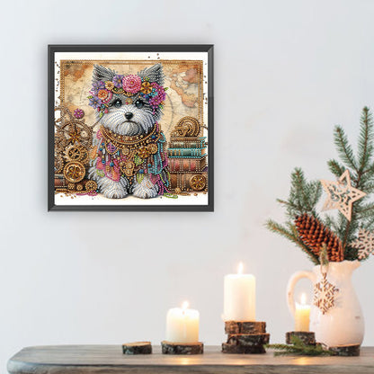 Dog - Special Shaped Drill Diamond Painting 30*30CM