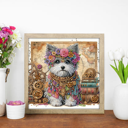 Dog - Special Shaped Drill Diamond Painting 30*30CM