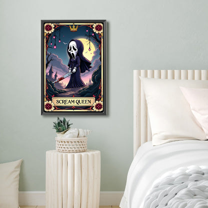 Halloween Horror Movie Tarot Cards - Full Round Drill Diamond Painting 40*60CM