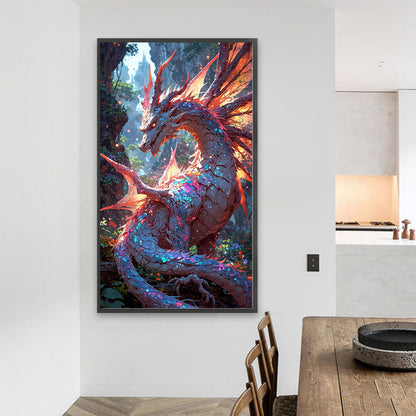 Dragon - Full Round Drill Diamond Painting 40*70CM