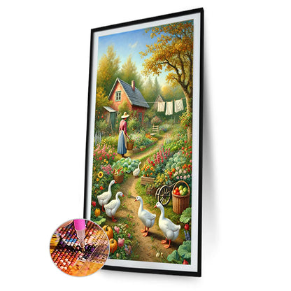 Rural Scenery - Full Round Drill Diamond Painting 40*70CM