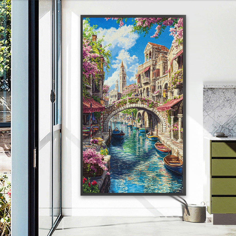 Venice Water Town - Full Square Drill Diamond Painting 40*70CM