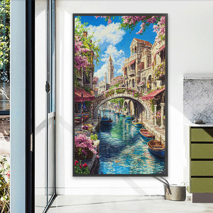 Venice Water Town - Full Square Drill Diamond Painting 40*70CM
