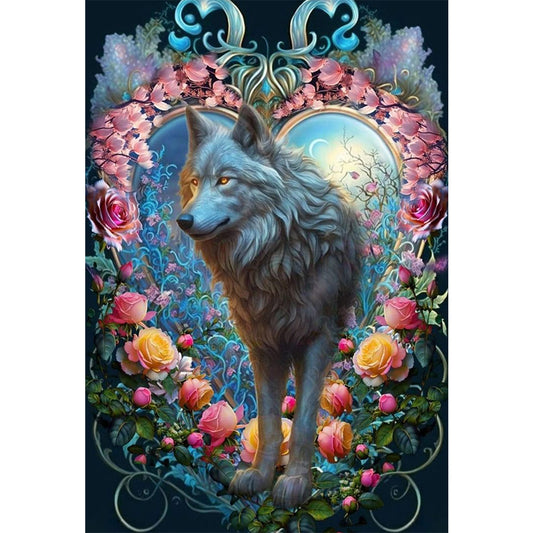 Wolf - Full Round Drill Diamond Painting 50*70CM