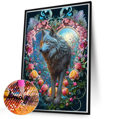 Wolf - Full Round Drill Diamond Painting 50*70CM