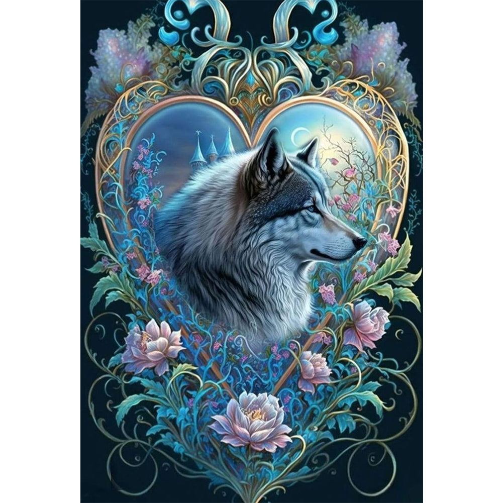 Wolf - Full Round Drill Diamond Painting 50*70CM