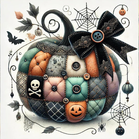 Colorful Pumpkin - Full Round Drill Diamond Painting 40*40CM