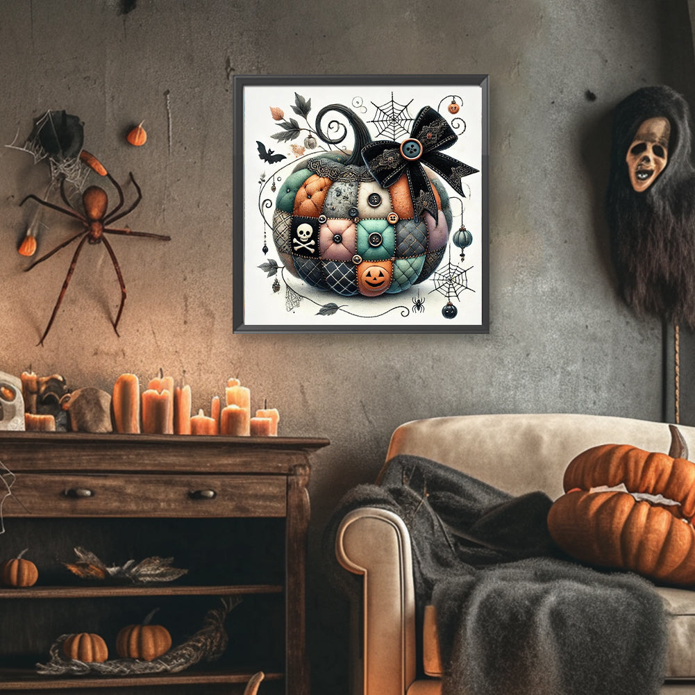 Colorful Pumpkin - Full Round Drill Diamond Painting 40*40CM
