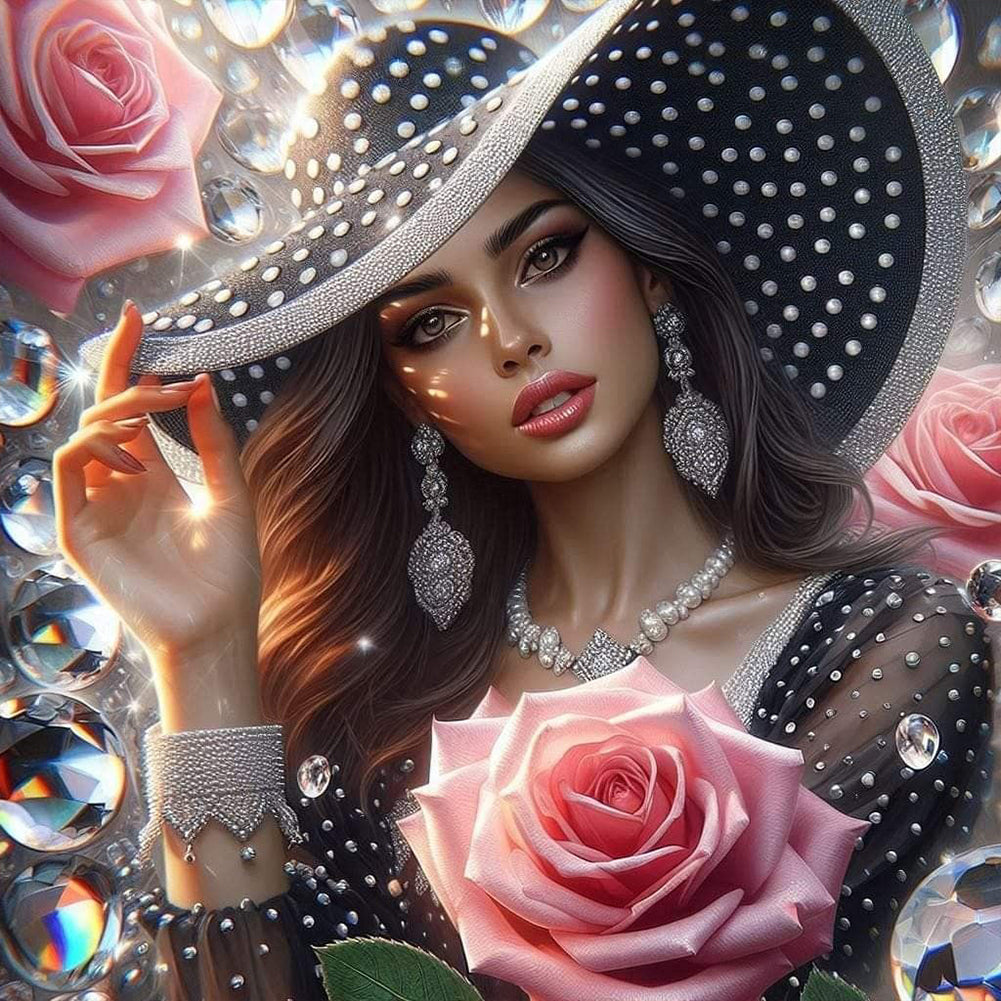 Noblewoman - Full Round Drill Diamond Painting 40*40CM