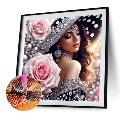 Noblewoman - Full Round Drill Diamond Painting 40*40CM