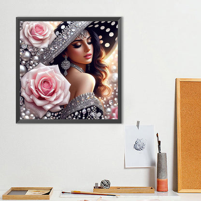 Noblewoman - Full Round Drill Diamond Painting 40*40CM