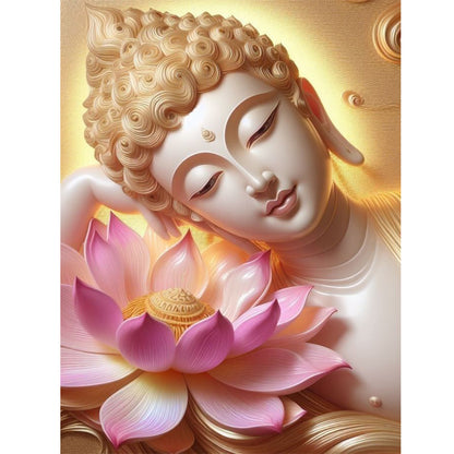 Buddha - Full Round Drill Diamond Painting 30*40CM