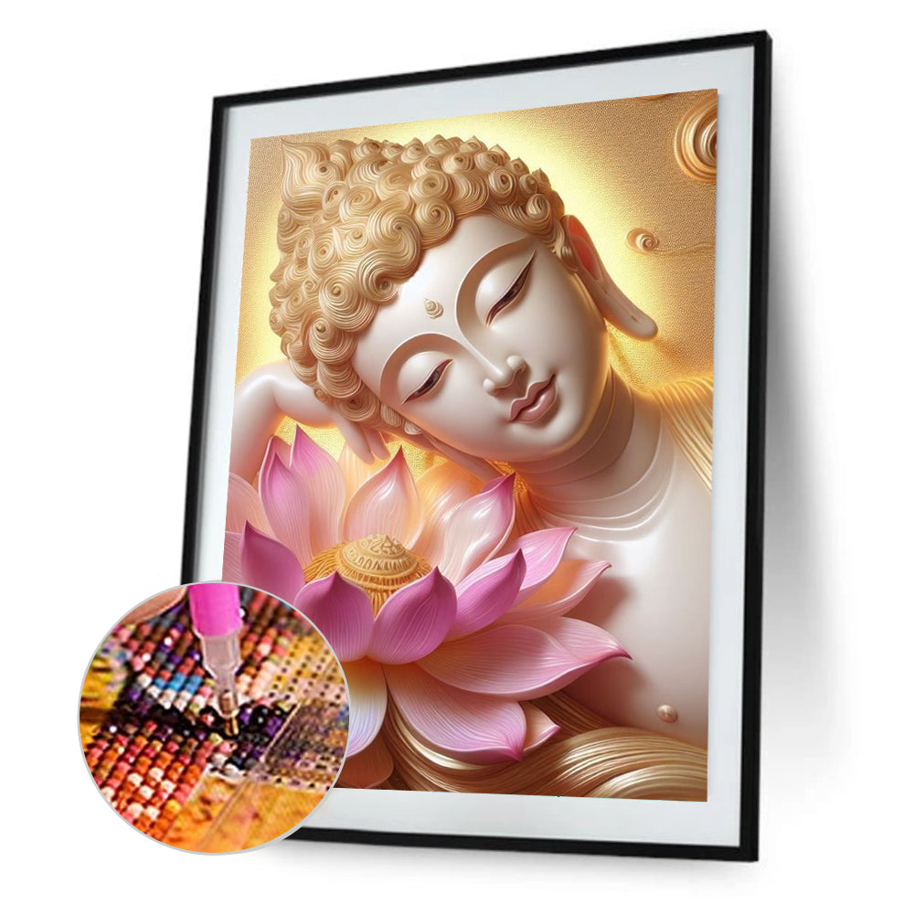 Buddha - Full Round Drill Diamond Painting 30*40CM