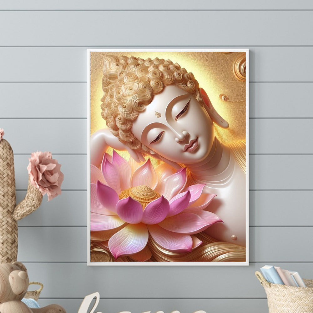Buddha - Full Round Drill Diamond Painting 30*40CM