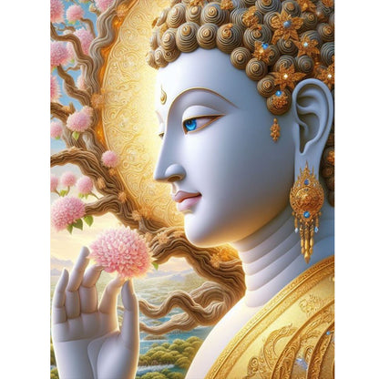 Buddha - Full Round Drill Diamond Painting 30*40CM