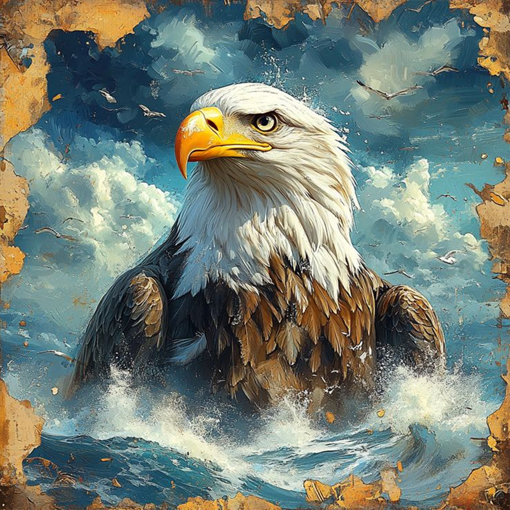 Eagle - Full Round Drill Diamond Painting 40*40CM