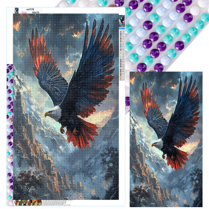 Eagles - Full Round Drill Diamond Painting 45*75CM