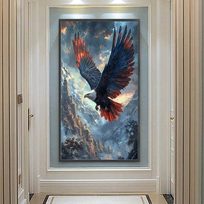 Eagles - Full Round Drill Diamond Painting 45*75CM
