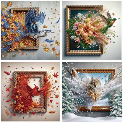 Escape - Special Shaped Drill Diamond Painting 30*30CM