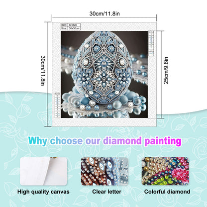 Easter Egg - Special Shaped Drill Diamond Painting 30*30CM