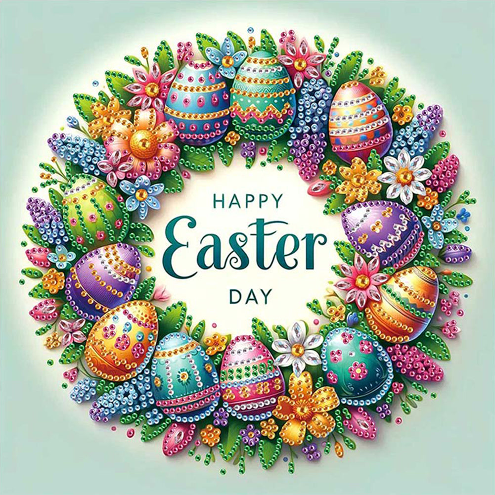 Easter Egg - Special Shaped Drill Diamond Painting 30*30CM