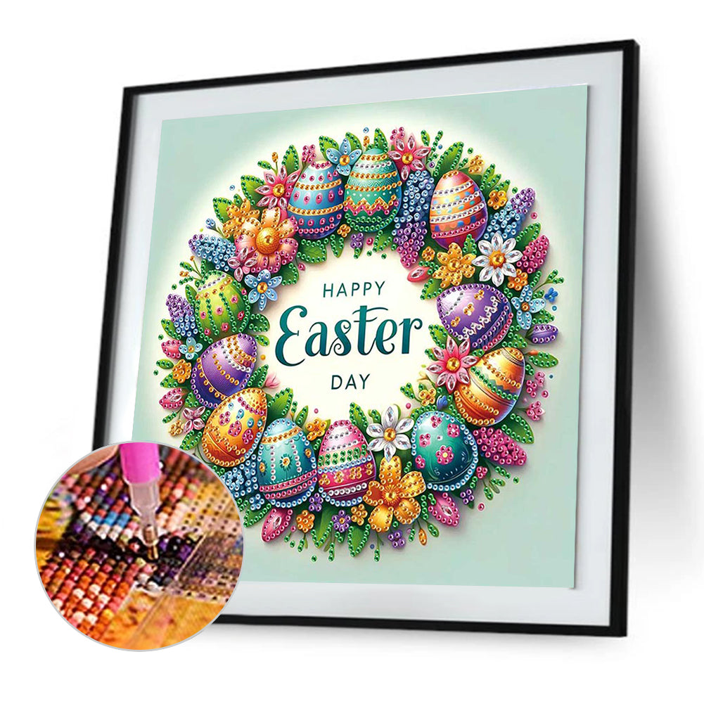 Easter Egg - Special Shaped Drill Diamond Painting 30*30CM