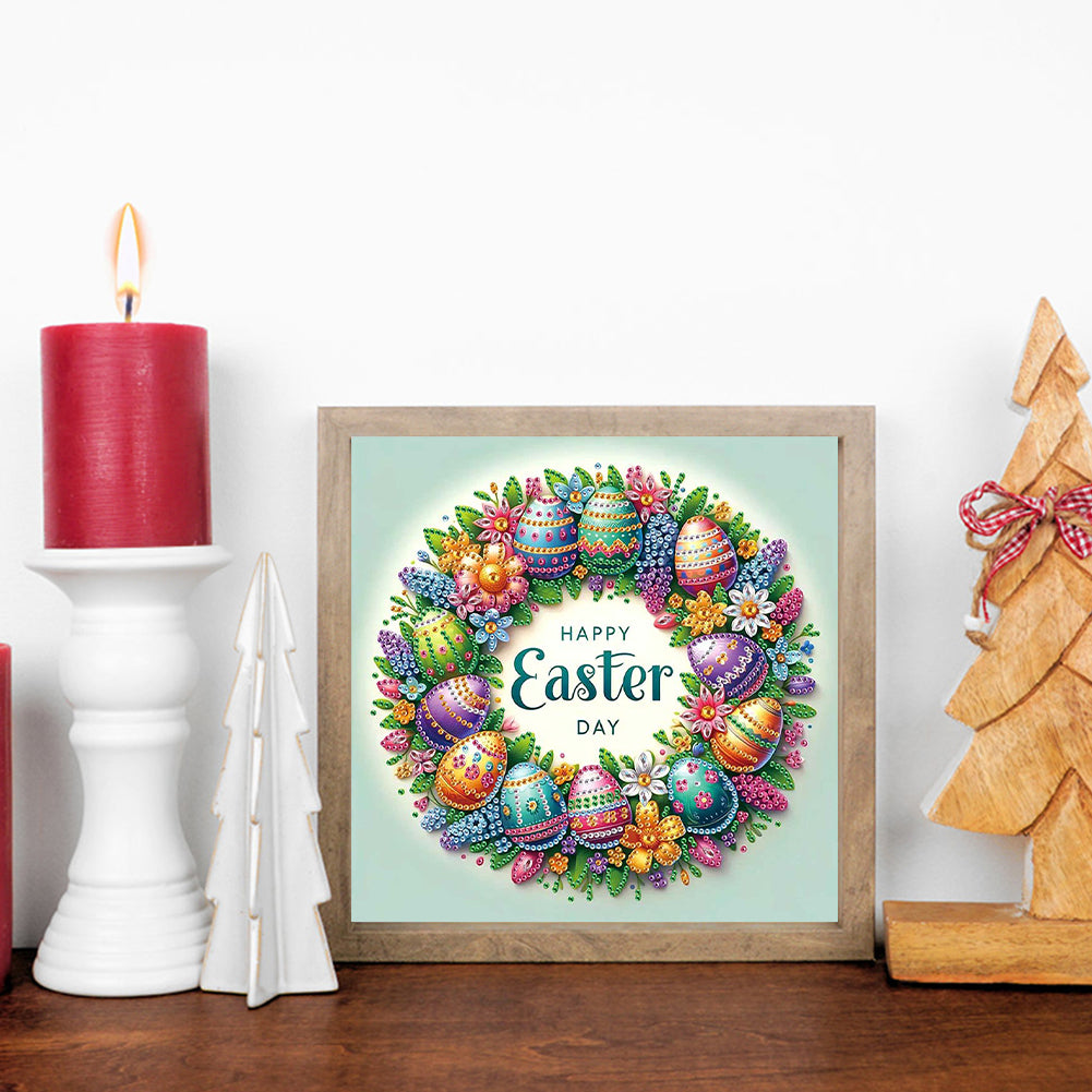 Easter Egg - Special Shaped Drill Diamond Painting 30*30CM