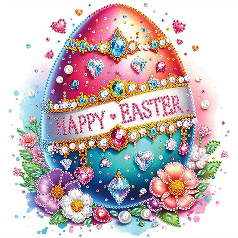 Easter Egg - Special Shaped Drill Diamond Painting 30*30CM