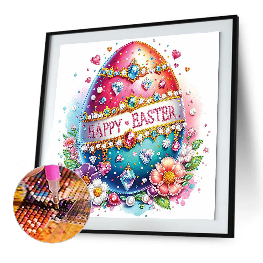 Easter Egg - Special Shaped Drill Diamond Painting 30*30CM