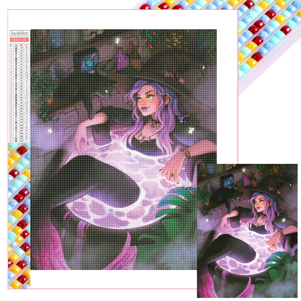 Mermaid - Full Square Drill Diamond Painting 30*40CM