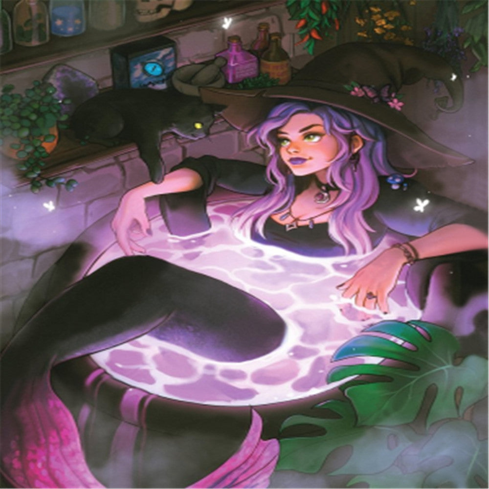 Mermaid - Full Square Drill Diamond Painting 30*40CM