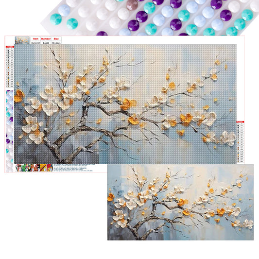 Flower Tree - Full Round Drill Diamond Painting 70*40CM