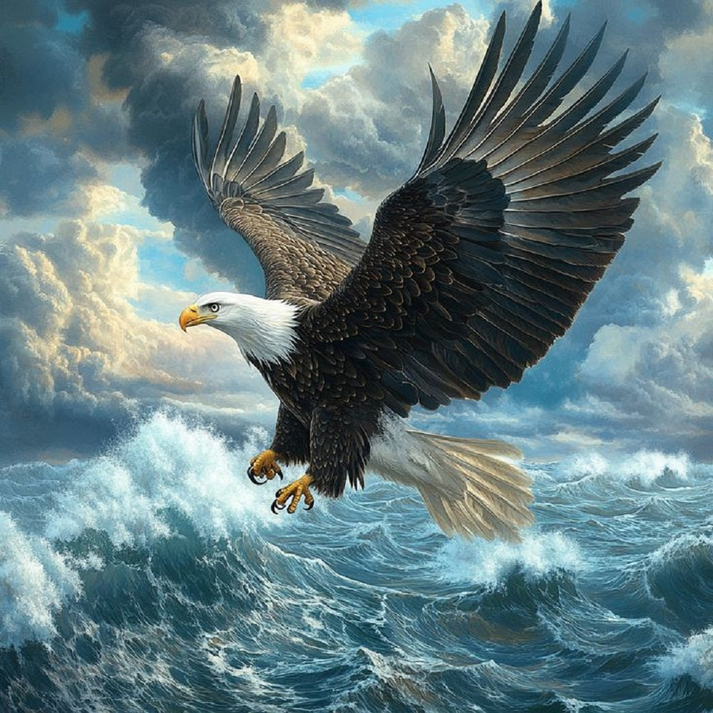 Eagle - Full Round Drill Diamond Painting 40*40CM