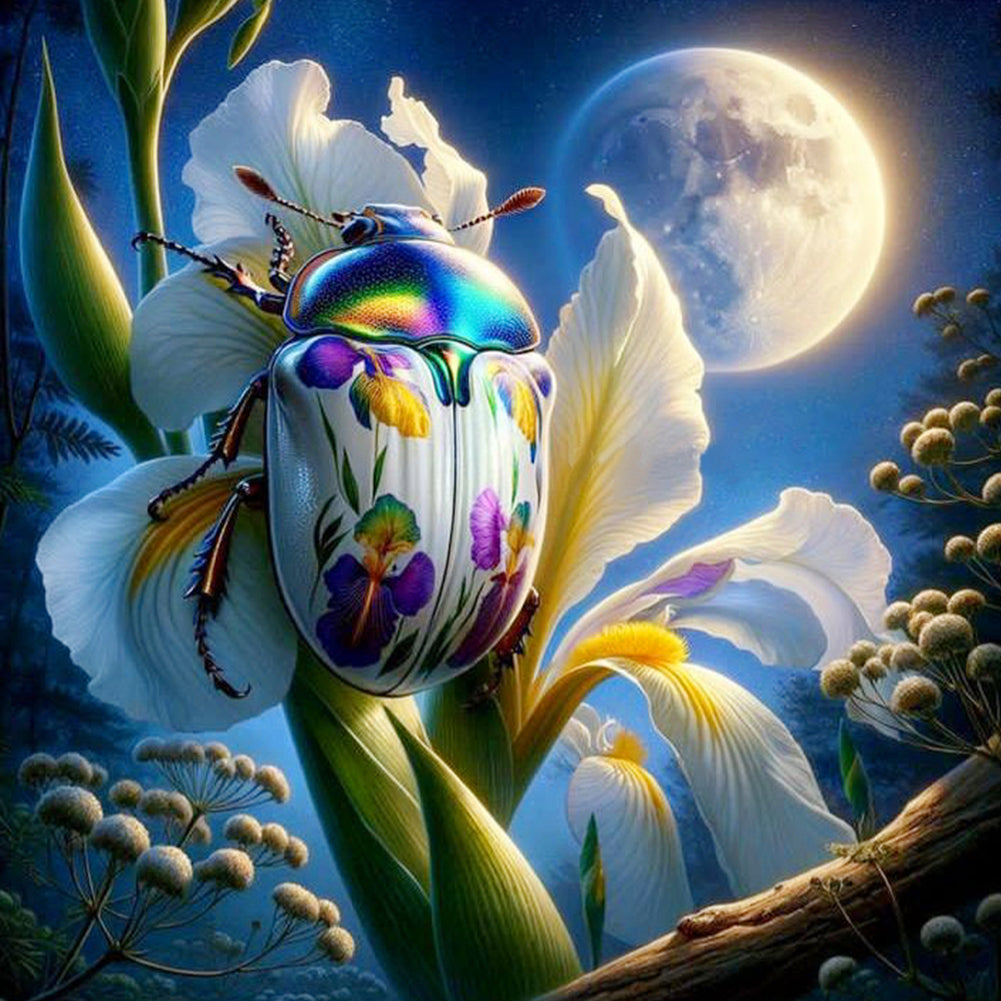 Beetle - Full Round Drill Diamond Painting 40*40CM