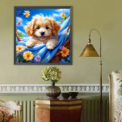 Dog - Full Round Drill Diamond Painting 40*40CM